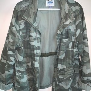 *Never Worn* Camouflage Utility Jacket